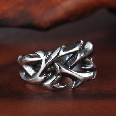 Stainless Steel Thorn Ring