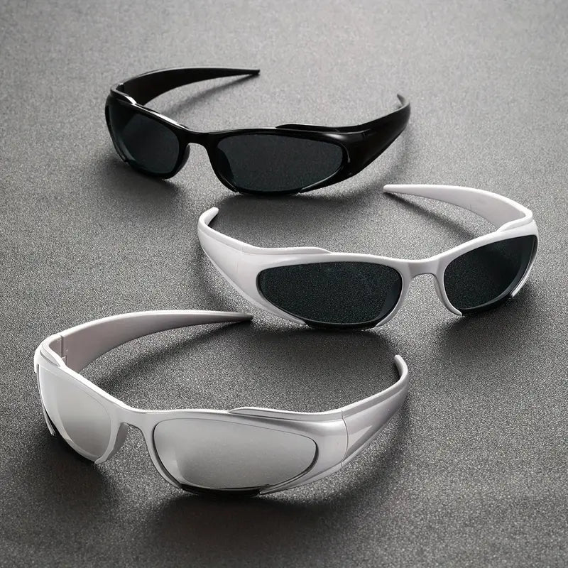 3PCS PUNK STYLE GLASSES