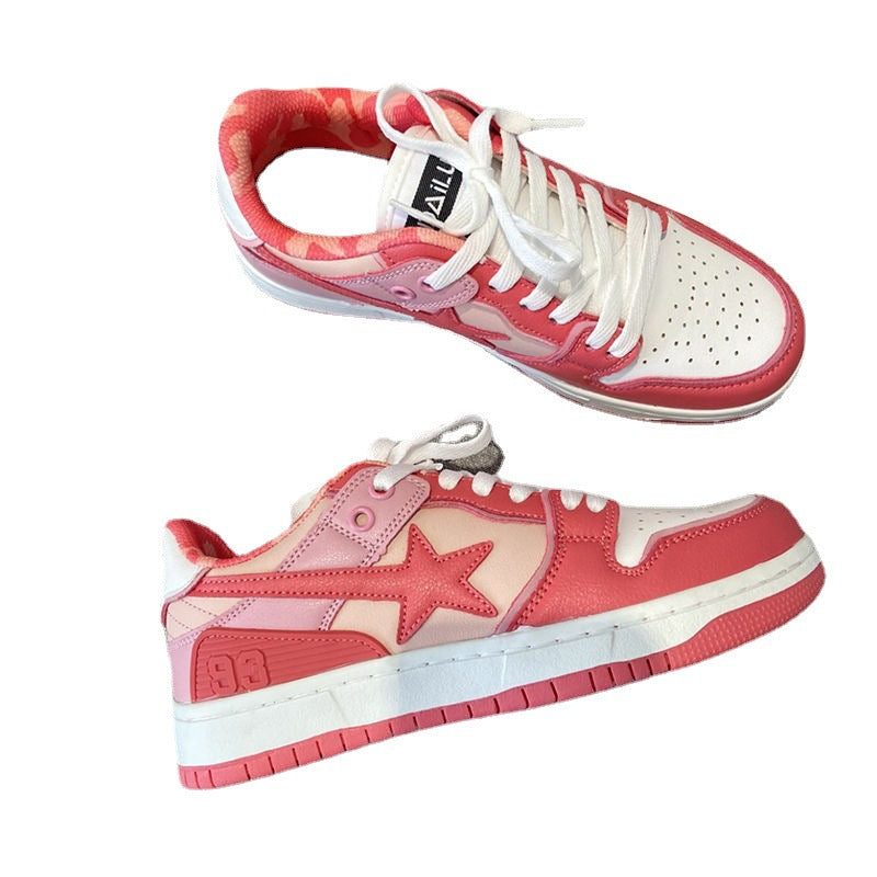 PINK STAR SNEAKER