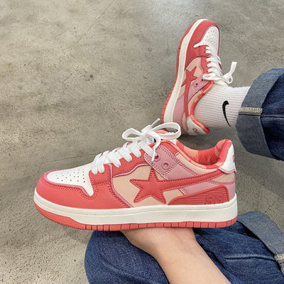 PINK STAR SNEAKER