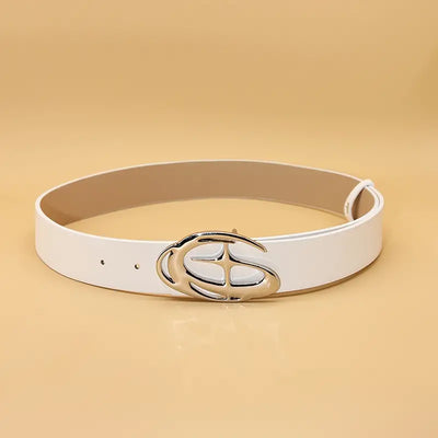 OVAL STAR BUCKLED BELT