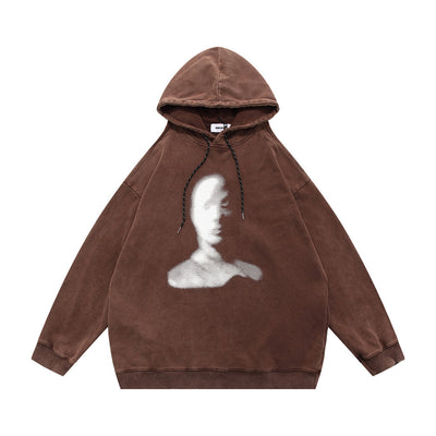 MAN HEAD GRAPHIC HOODIE