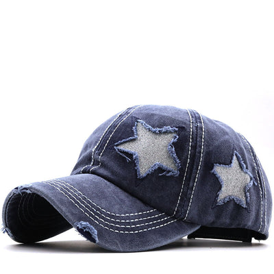 Y2K Stars Washed Cap