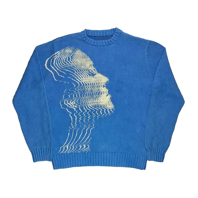 Azul Waved Mind | Knitted Sweater