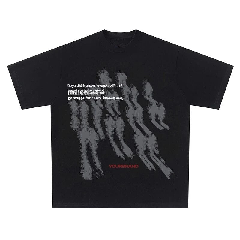 GRAPHIC TEE  'BLURRY CROWD'