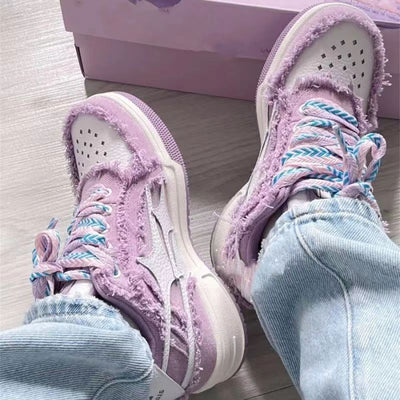 PURPLE CLOUD SNEAKERS