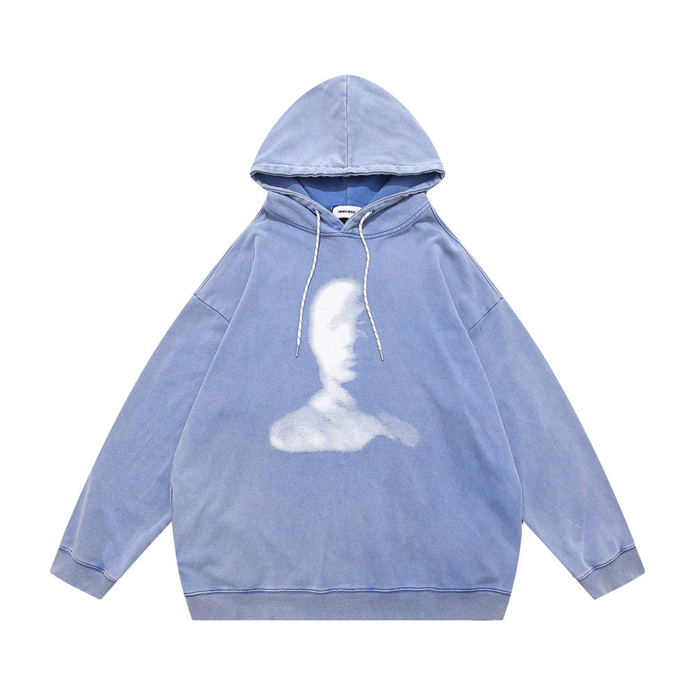 MAN HEAD GRAPHIC HOODIE