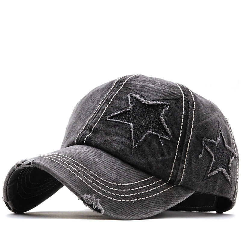 Y2K Stars Washed Cap