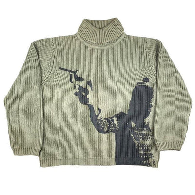 MILITARY KNITTED SWEATER